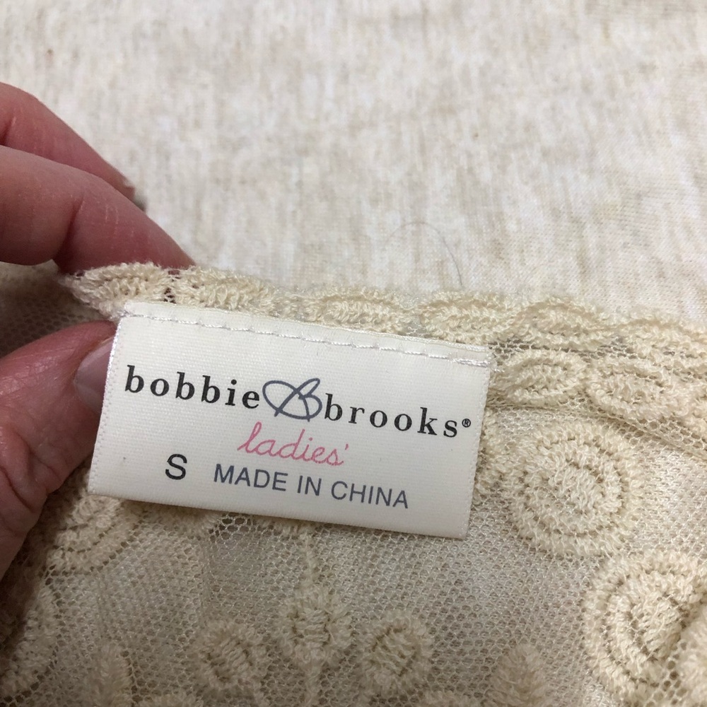 NWT Vintage Y2K Sheer Crochet Top Fairycore Cottagecore Lace Crochet Layer Fairy - Picture 4 of 7